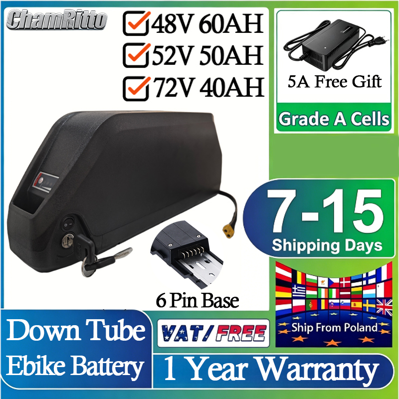 60V 30Ah 21700 Battery Pack - Batteria per E-Bike 52V 50AH 21700,