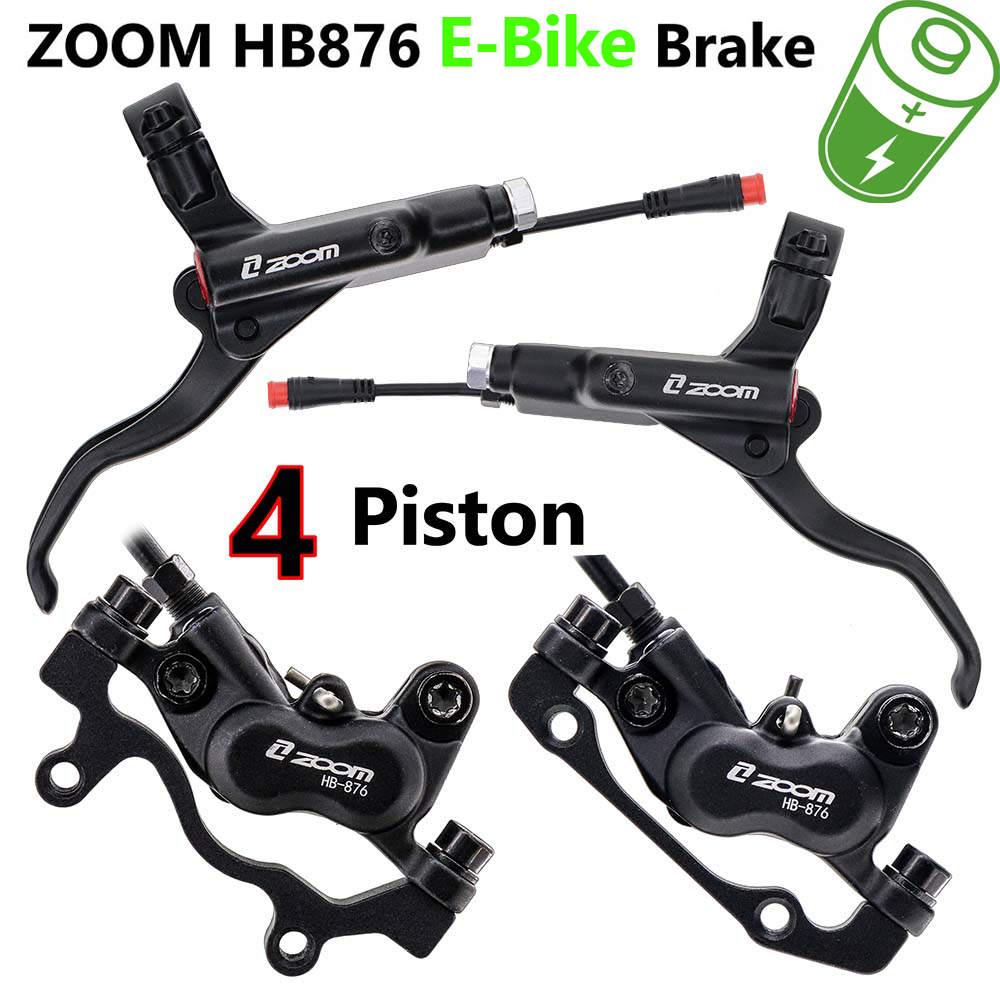 ZOOM HB-876E Set freno a disco - Zoom Hydraulic Brake 4 Piston E-Scooter recensione e prezzo