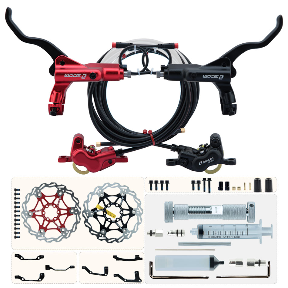 ZOOM HB-876E freno idraulico a - Zoom Hydraulic Brake 4 Piston E-Scooter recensione e prezzo