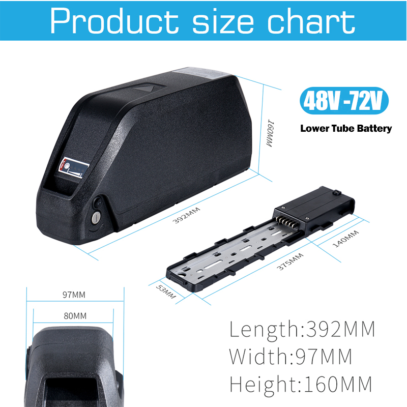 Batteria per E-Bike 52V 50AH 2 - 60V 30Ah 21700 Battery Pack recensione e prezzo