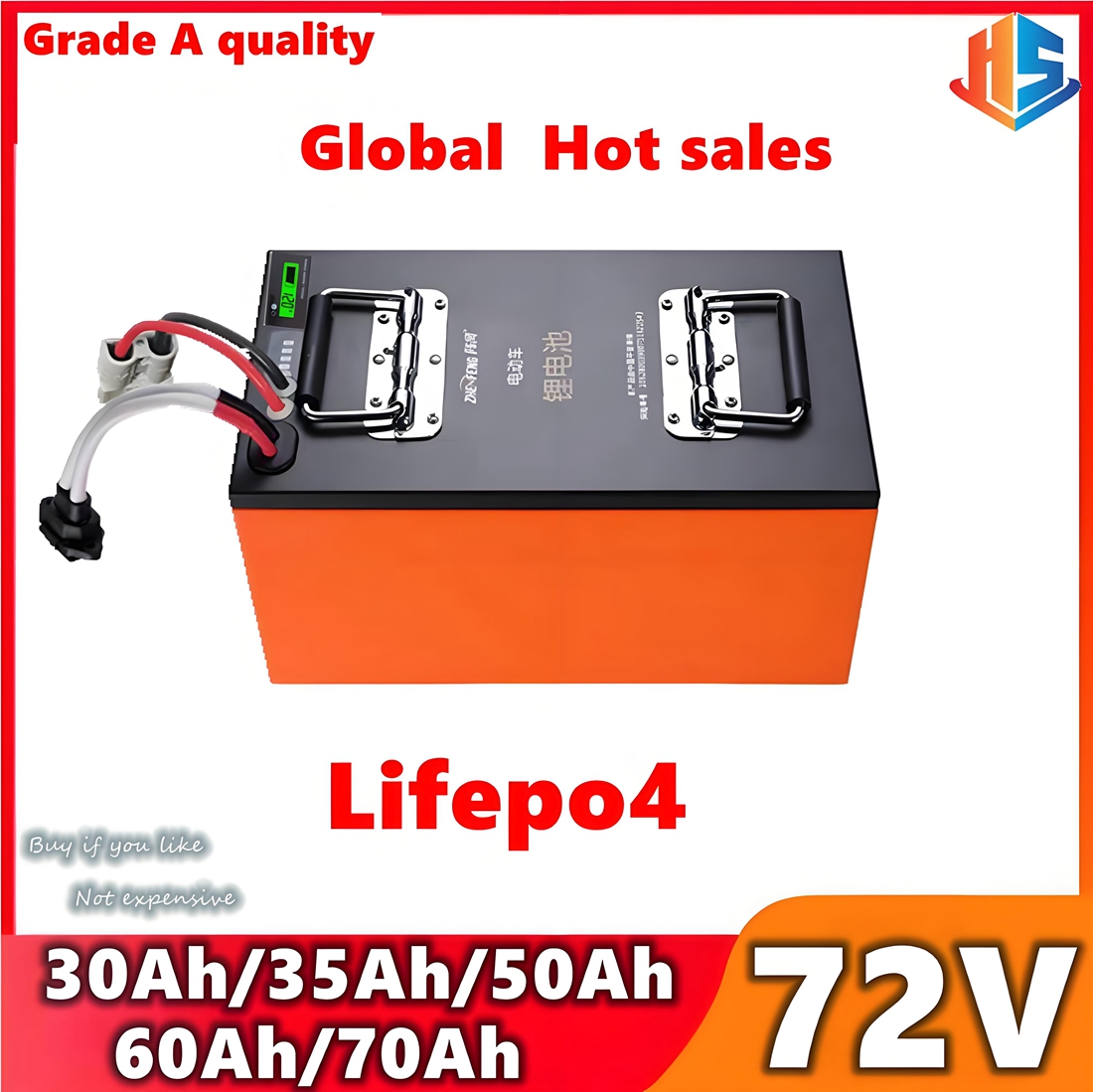 Batteria Lifepo4 72V 50Ah 60AH - 72V 30Ah Lifepo4 Battery Pack recensione e prezzo