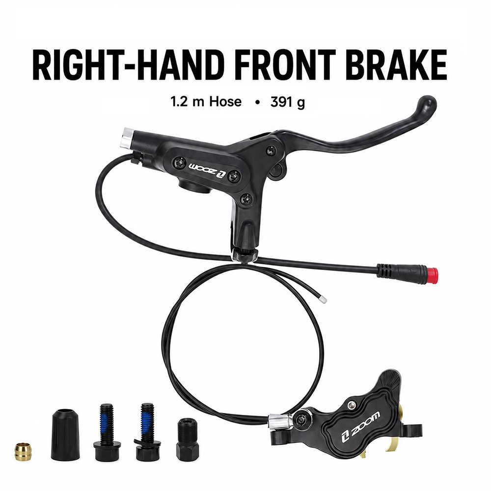 Set Freni a Disco Idraulici ZO - Zoom Hydraulic Brake 4 Piston E-Scooter recensione e prezzo