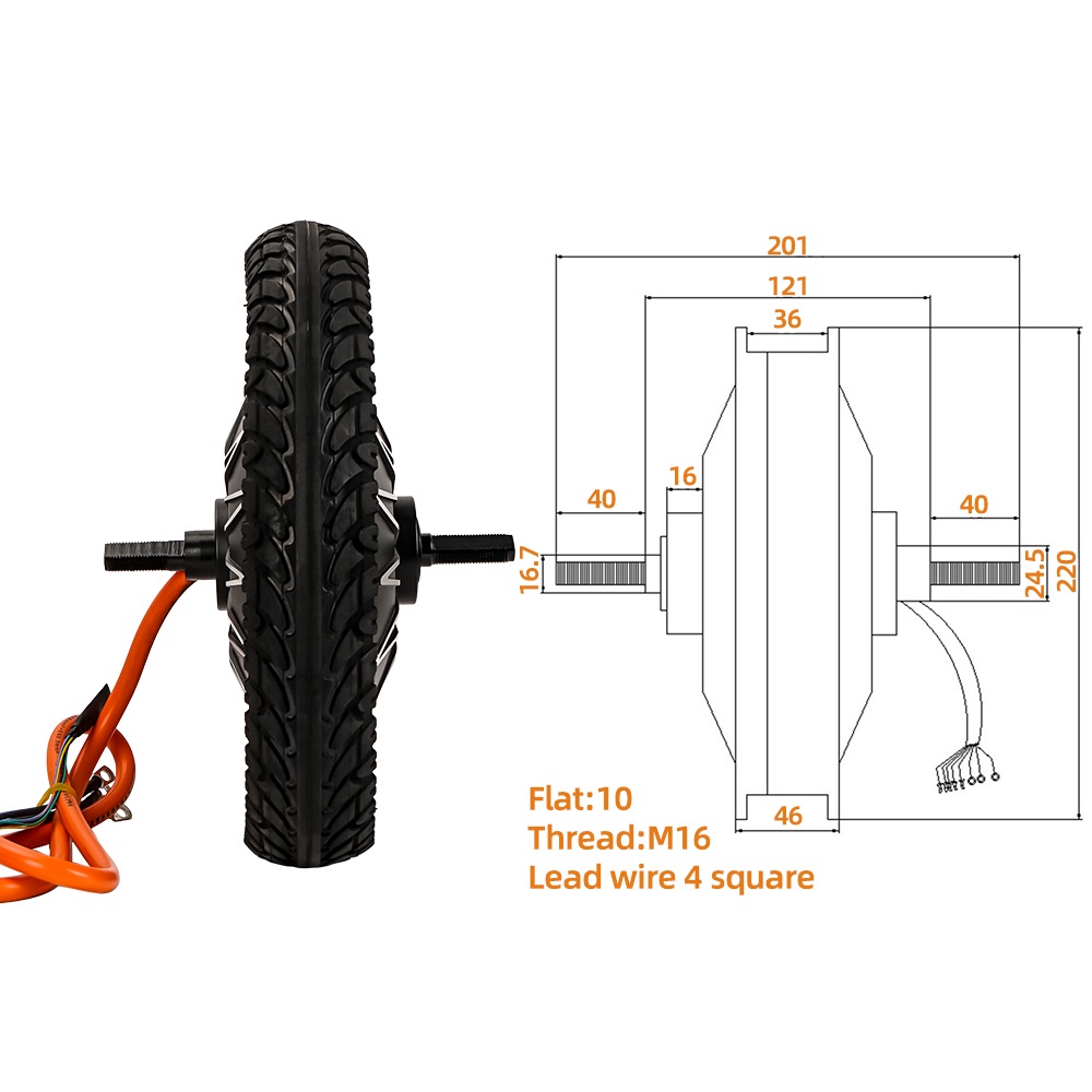 Motore per ciclomotore con tra - 60V 5000W Brushless Hub Motor recensione e prezzo